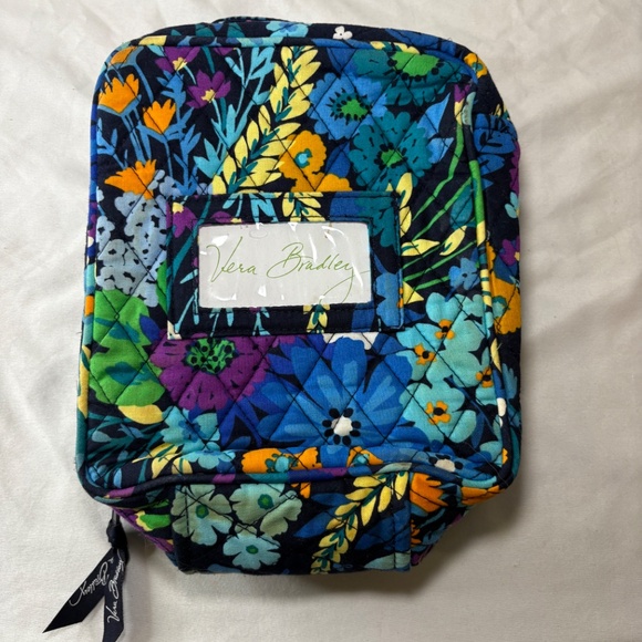 Vera Bradley Insulated Classic Midnight Blues LunchBox Tote Quilted Zip RETIRED - Picture 6 of 9
